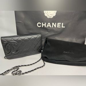 💎 Chanel Quilted Lambskin WOC Shoulder Bag 💎